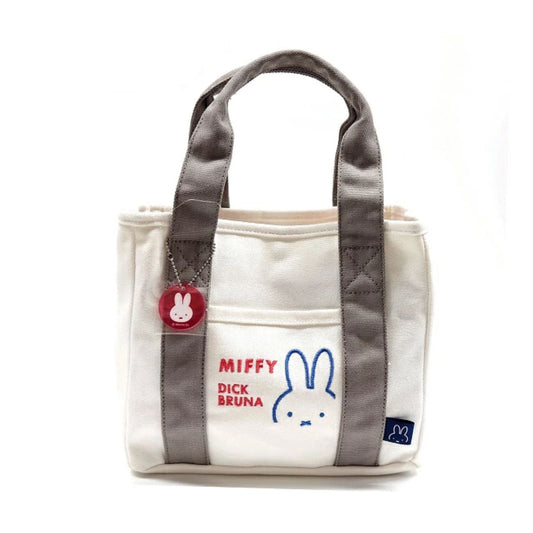 Dick Bruna's Miffy canvas mini tote. white